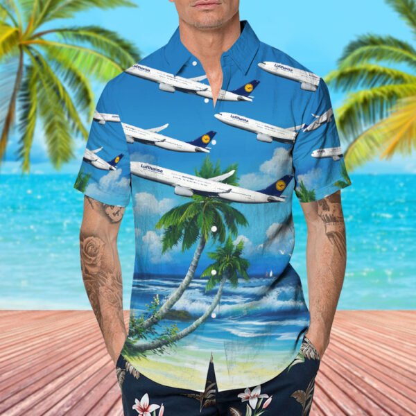 Airbus A330-343 Lufthansa Hawaiian Shirt Airbus A330-343 Lufthansa Hawaiian Shirt