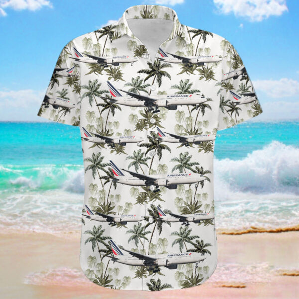 Boeing 777-228(ER) Air France Hawaiian Shirt Boeing 777-228(ER) Air France Hawaiian Shirt