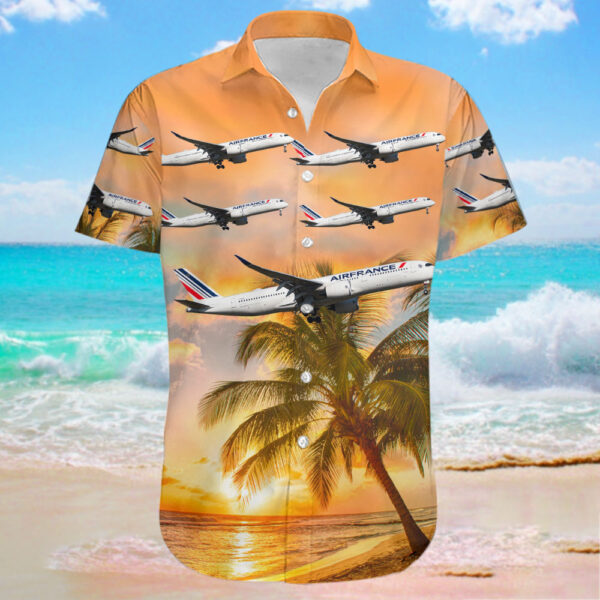 Airbus A350-941 Air France Hawaiian Shirt Airbus A350-941 Air France Hawaiian Shirt