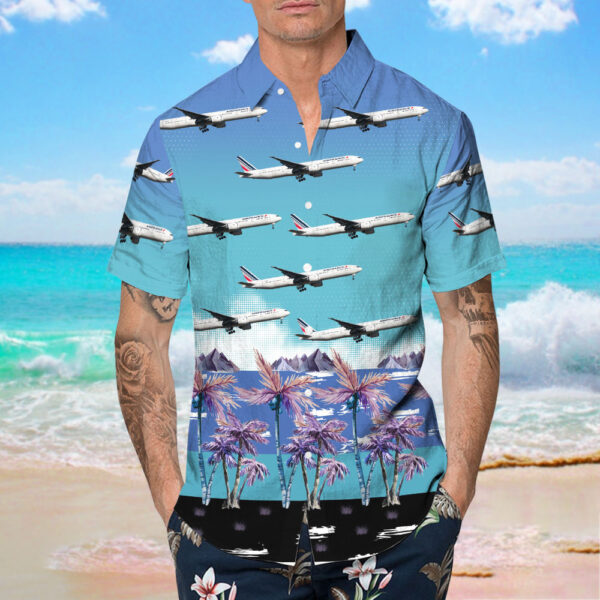 Boeing 777-328ER Air France Hawaiian Shirt Boeing 777-328ER Air France Hawaiian Shirt