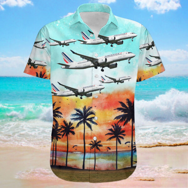Airbus A220-371 Air France Hawaiian Shirt Airbus A220-371 Air France Hawaiian Shirt