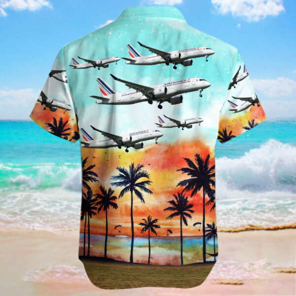 Airbus A220-371 Air France Hawaiian Shirt Airbus A220-371 Air France Hawaiian Shirt