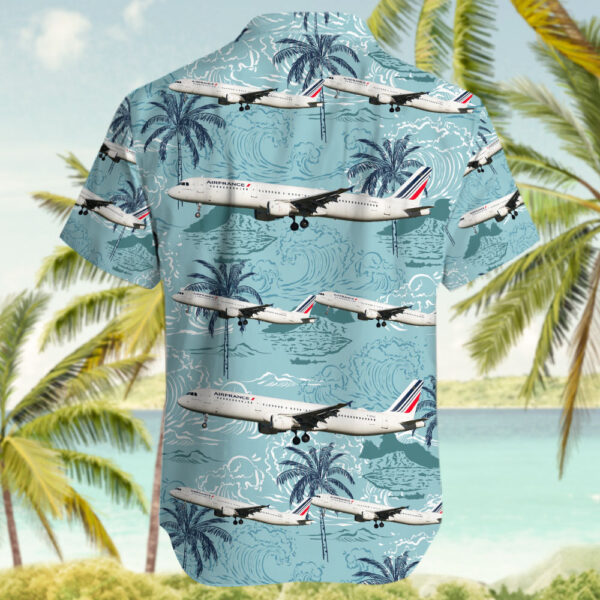 Airbus A321-212 Air France Hawaiian Shirt Airbus A321-212 Air France Hawaiian Shirt