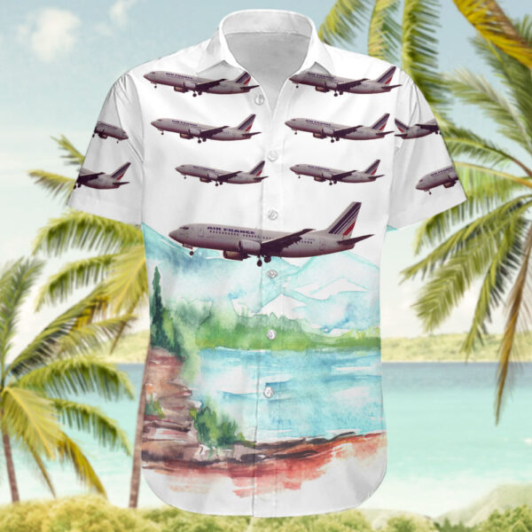 Boeing 737-36N Air France Hawaiian Shirt Boeing 737-36N Air France Hawaiian Shirt
