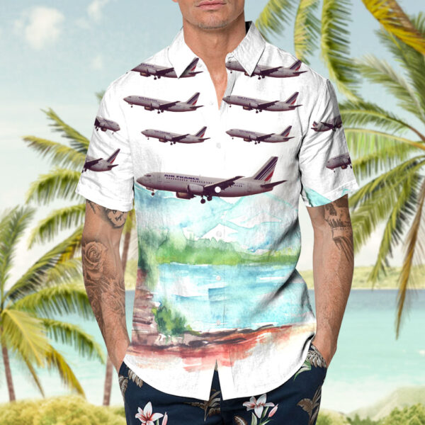 Boeing 737-36N Air France Hawaiian Shirt Boeing 737-36N Air France Hawaiian Shirt