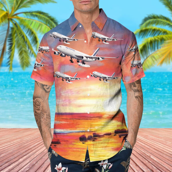 Airbus A340-313X Air France Hawaiian Shirt Airbus A340-313X Air France Hawaiian Shirt