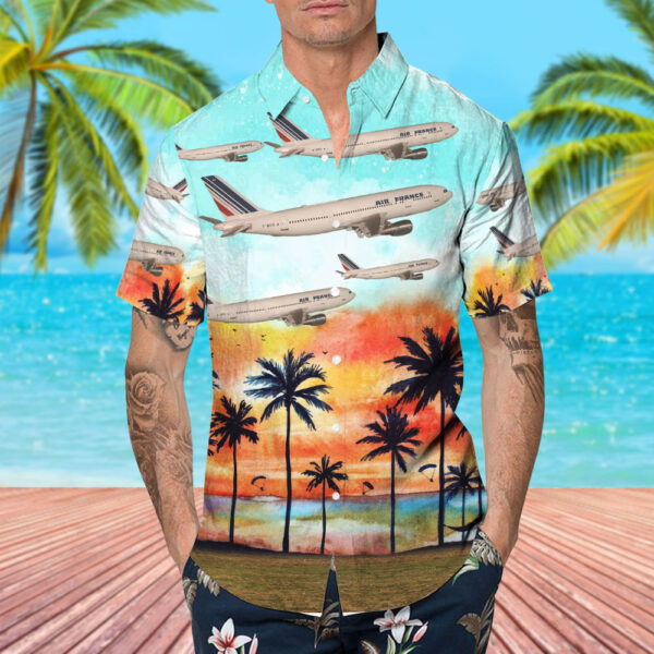 Airbus A300B4-203 Air France Hawaiian Shirt Airbus A300B4-203 Air France Hawaiian Shirt