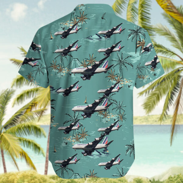 Airbus A380-861 Air France Hawaiian Shirt Airbus A380-861 Air France Hawaiian Shirt