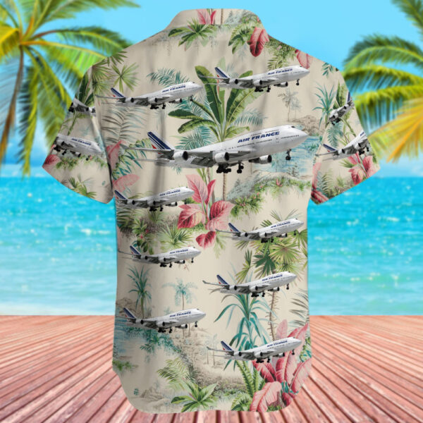 Boeing 747-428(M) Air France Hawaiian Shirt Boeing 747-428(M) Air France Hawaiian Shirt