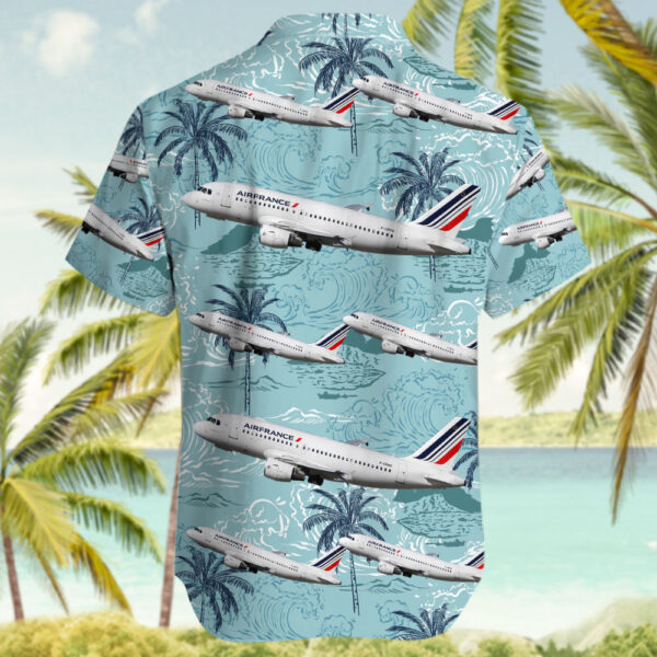 Airbus A319-111 Air France Hawaiian Shirt Airbus A319-111 Air France Hawaiian Shirt