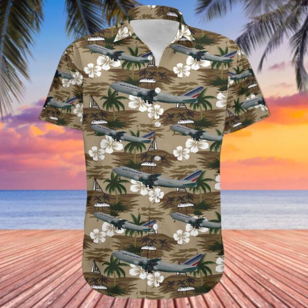 Boeing 747-228B(M) Air France Hawaiian Shirt Boeing 747-228B(M) Air France Hawaiian Shirt