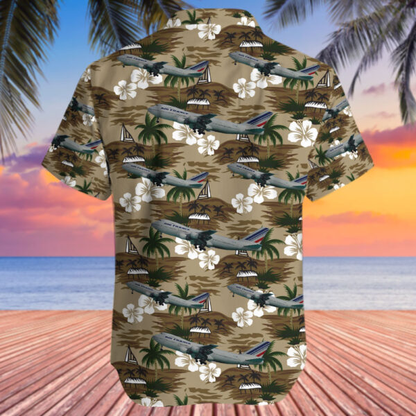 Boeing 747-228B(M) Air France Hawaiian Shirt Boeing 747-228B(M) Air France Hawaiian Shirt