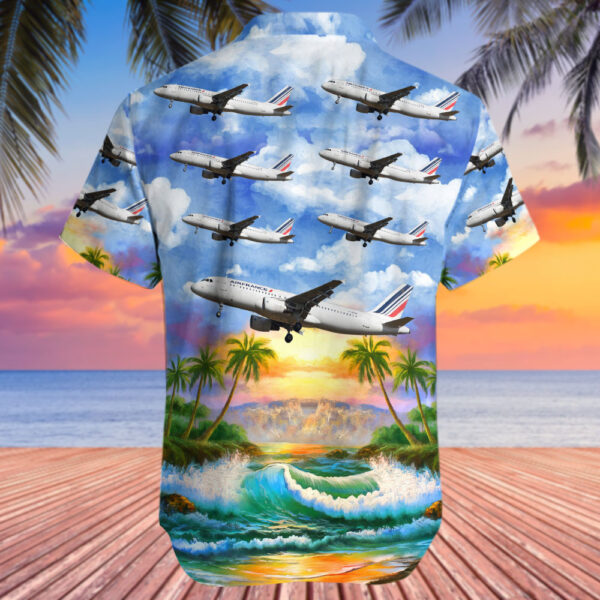 Airbus A320-214 Air France Hawaiian Shirt Airbus A320-214 Air France Hawaiian Shirt