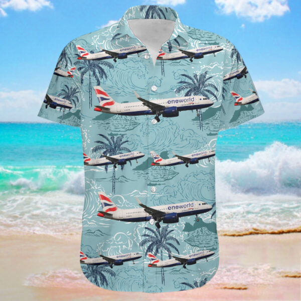Airbus A320-232 British Airways Hawaiian Shirt Airbus A320-232 British Airways Hawaiian Shirt