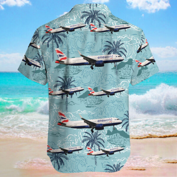 Airbus A320-232 British Airways Hawaiian Shirt Airbus A320-232 British Airways Hawaiian Shirt
