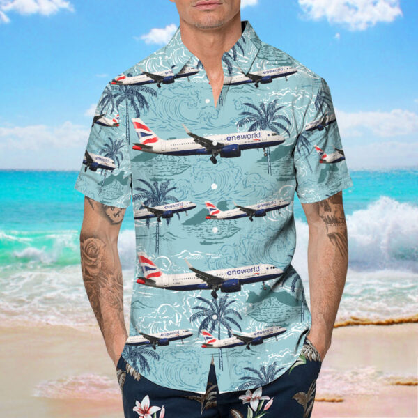 Airbus A320-232 British Airways Hawaiian Shirt Airbus A320-232 British Airways Hawaiian Shirt