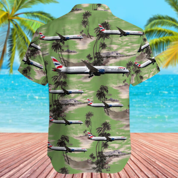 Boeing 787-10 Dreamliner British Airways Hawaiian Shirt Boeing 787-10 Dreamliner British Airways Hawaiian Shirt