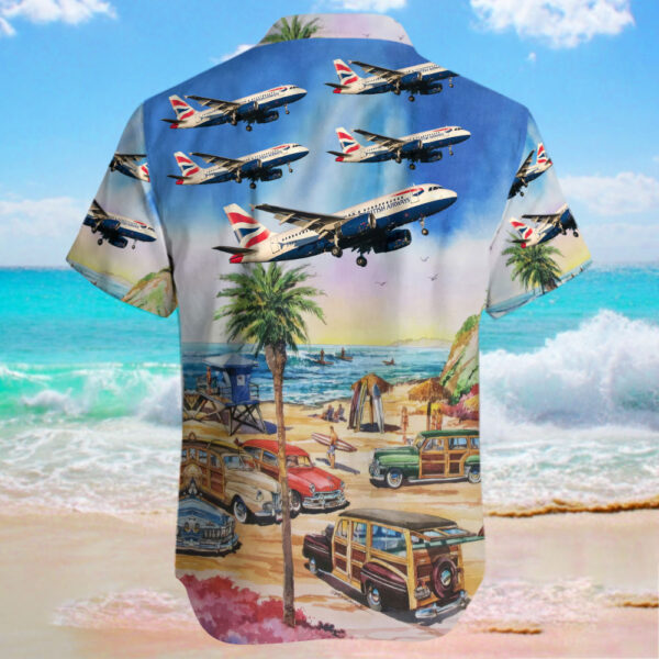 Airbus A319-131 British Airways Hawaiian Shirt Airbus A319-131 British Airways Hawaiian Shirt