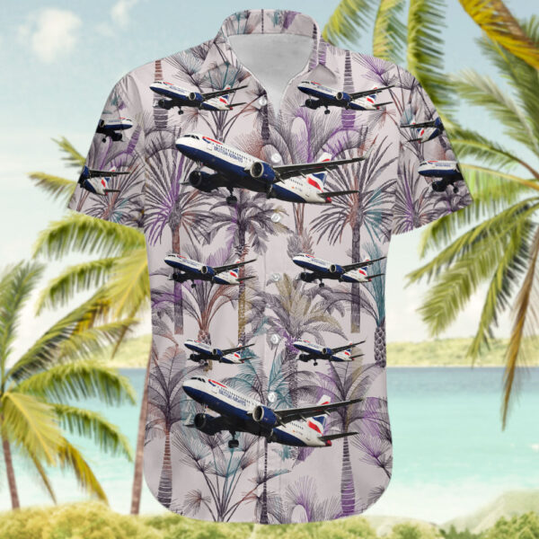 Airbus A320-251N British Airways Hawaiian Shirt Airbus A320-251N British Airways Hawaiian Shirt
