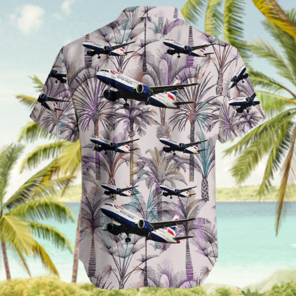 Airbus A320-251N British Airways Hawaiian Shirt Airbus A320-251N British Airways Hawaiian Shirt