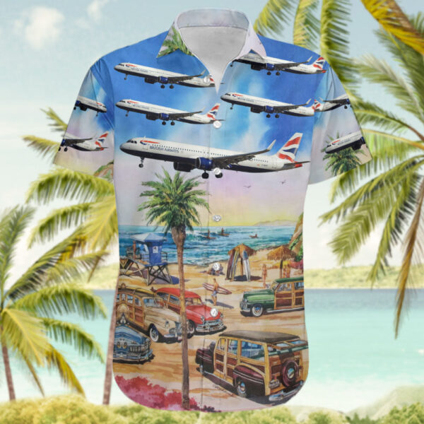 Airbus A321-251NX British Airways Hawaiian Shirt Airbus A321-251NX British Airways Hawaiian Shirt