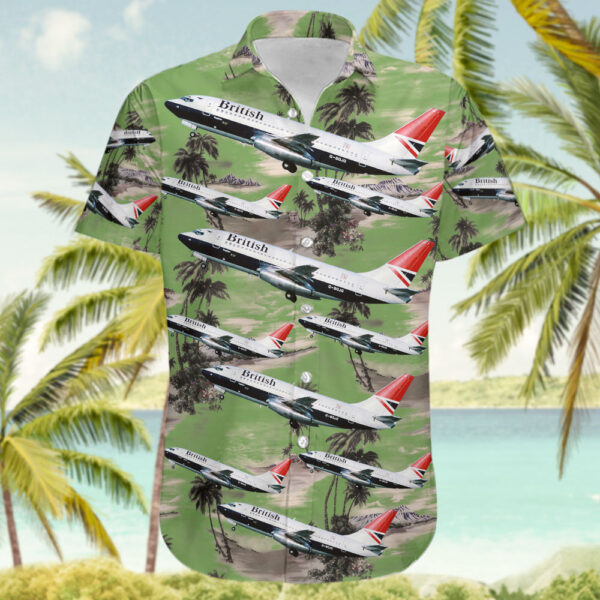 Boeing 737-236(Adv) British Airways Hawaiian Shirt Boeing 737-236(Adv) British Airways Hawaiian Shirt