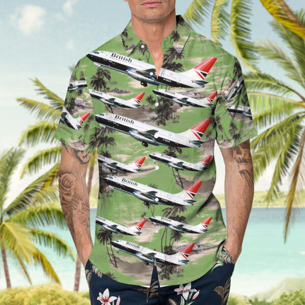 Boeing 737-236(Adv) British Airways Hawaiian Shirt Boeing 737-236(Adv) British Airways Hawaiian Shirt