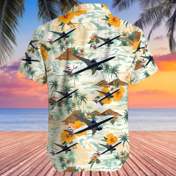 Boeing 787-9 Dreamliner British Airways Hawaiian Shirt Boeing 787-9 Dreamliner British Airways Hawaiian Shirt
