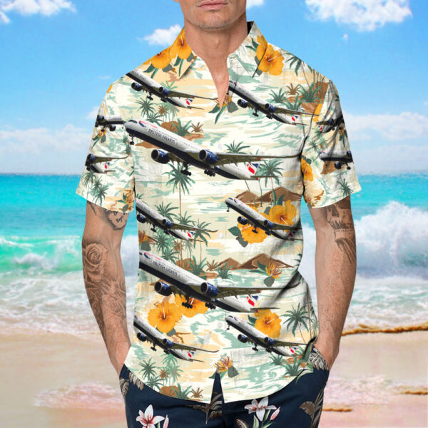 Airbus A350-1041 British Airways Hawaiian Shirt Airbus A350-1041 British Airways Hawaiian Shirt