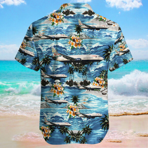 Boeing 737-436 British Airways Hawaiian Shirt Boeing 737-436 British Airways Hawaiian Shirt