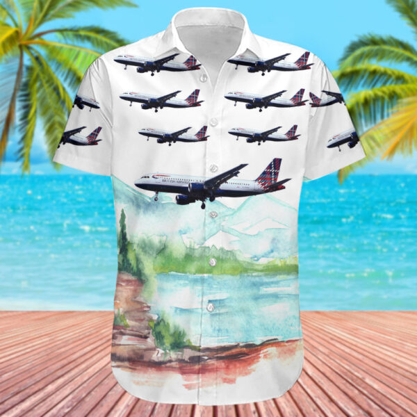 Airbus A320-111 British Airways Hawaiian Shirt Airbus A320-111 British Airways Hawaiian Shirt