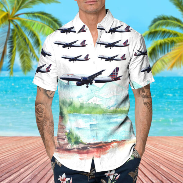 Airbus A320-111 British Airways Hawaiian Shirt Airbus A320-111 British Airways Hawaiian Shirt