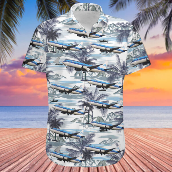 Boeing 737-406 KLM Royal Dutch Airlines Hawaiian Shirt Boeing 737-406 KLM Royal Dutch Airlines Hawaiian Shirt