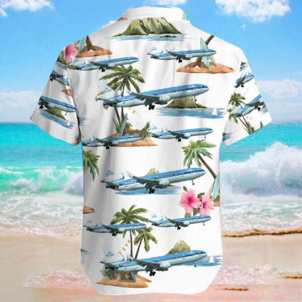 McDonnell Douglas MD-11 KLM Royal Dutch Airlines Hawaiian Shirt McDonnell Douglas MD-11 KLM Royal Dutch Airlines Hawaiian Shirt