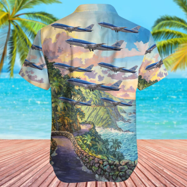 Boeing 747-206B(SUD) KLM Royal Dutch Airlines Hawaiian Shirt Boeing 747-206B(SUD) KLM Royal Dutch Airlines Hawaiian Shirt