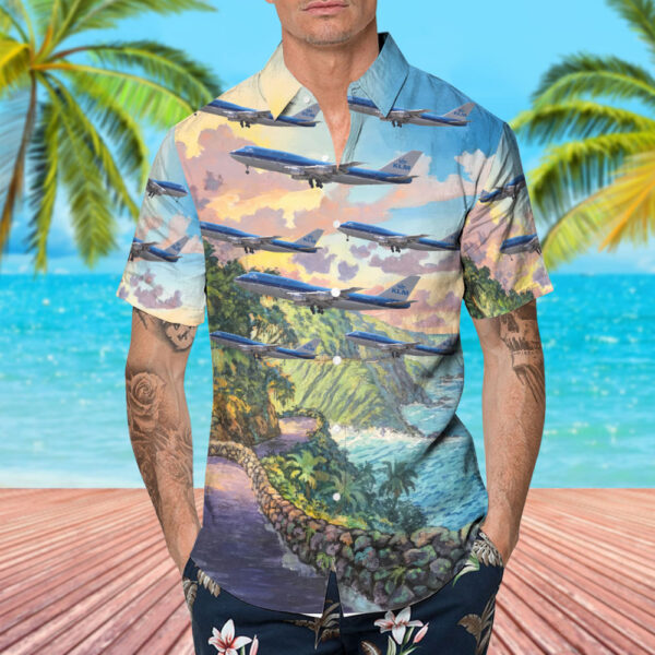Boeing 747-206B(SUD) KLM Royal Dutch Airlines Hawaiian Shirt Boeing 747-206B(SUD) KLM Royal Dutch Airlines Hawaiian Shirt