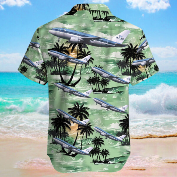 Airbus A310-203 KLM Royal Dutch Airlines Hawaiian Shirt Airbus A310-203 KLM Royal Dutch Airlines Hawaiian Shirt
