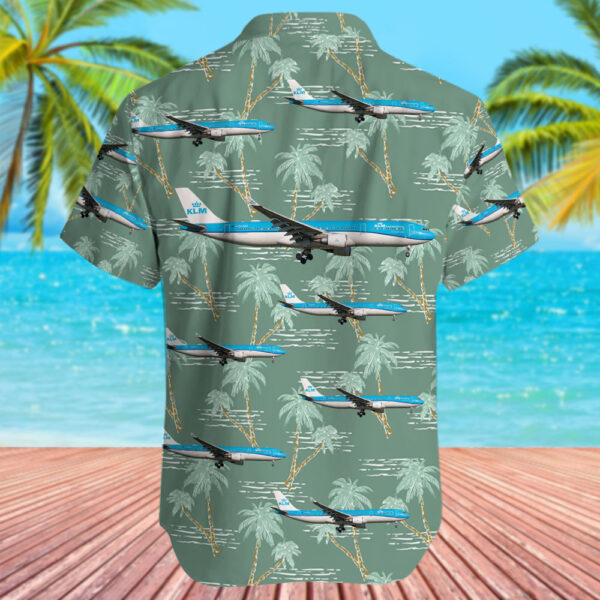 Airbus A330-303 KLM Royal Dutch Airlines Hawaiian Shirt Airbus A330-303 KLM Royal Dutch Airlines Hawaiian Shirt