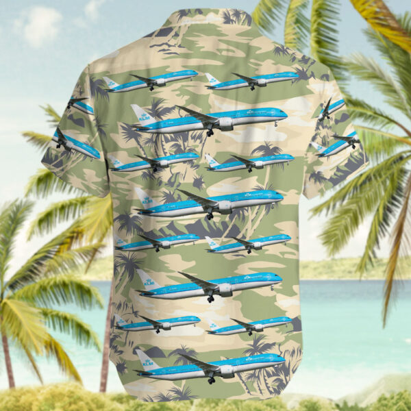 Boeing 787-10 Dreamliner KLM Royal Dutch Airlines Hawaiian Shirt Boeing 787-10 Dreamliner KLM Royal Dutch Airlines Hawaiian Shirt