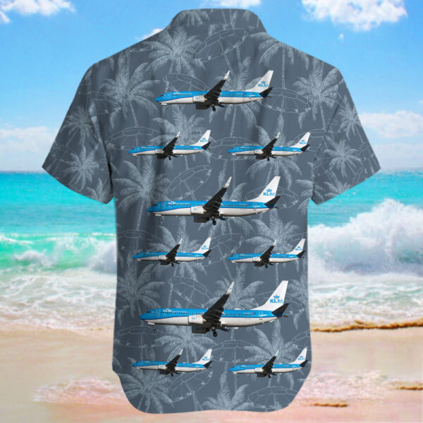 Boeing 737-8BK KLM Royal Dutch Airlines Hawaiian Shirt