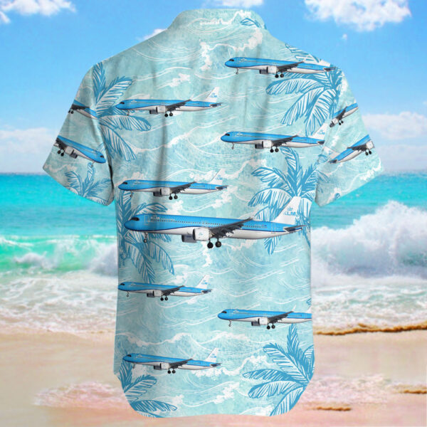 Airbus A321-252NX KLM Royal Dutch Airlines Hawaiian Shirt Airbus A321-252NX KLM Royal Dutch Airlines Hawaiian Shirt