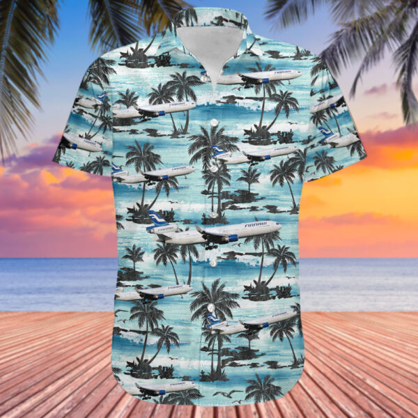 McDonnell Douglas MD-11 Finnair Hawaiian Shirt McDonnell Douglas MD-11 Finnair Hawaiian Shirt