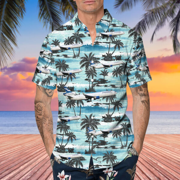 McDonnell Douglas MD-11 Finnair Hawaiian Shirt McDonnell Douglas MD-11 Finnair Hawaiian Shirt