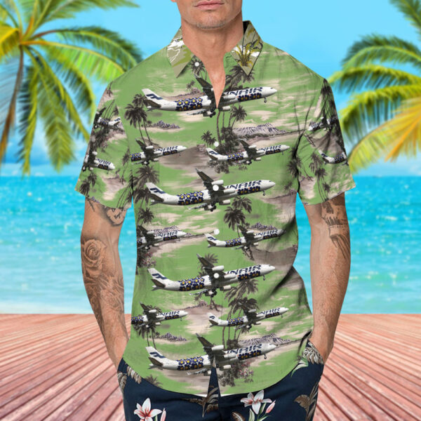 Airbus A340-313E Finnair Hawaiian Shirt Airbus A340-313E Finnair Hawaiian Shirt