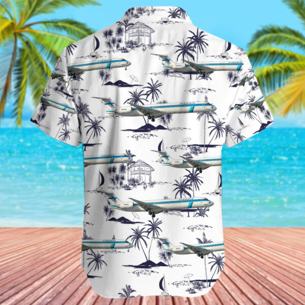 McDonnell Douglas MD-83 Finnair Hawaiian Shirt McDonnell Douglas MD-83 Finnair Hawaiian Shirt