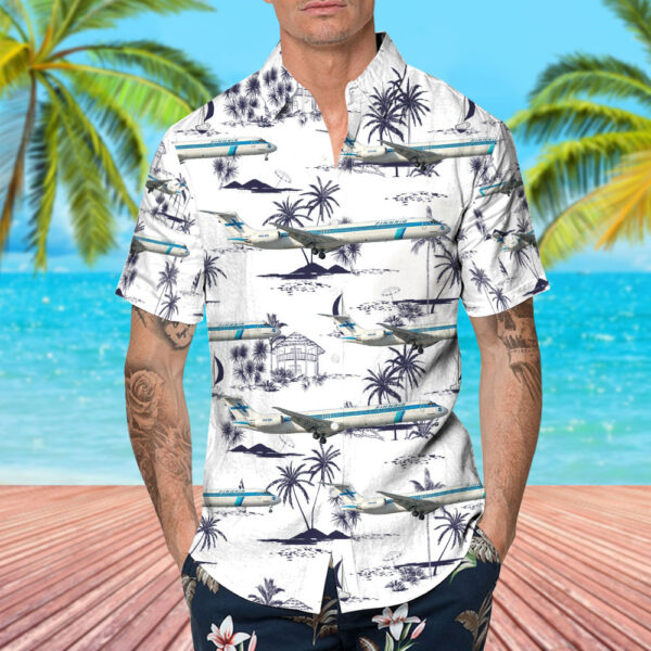 McDonnell Douglas MD-83 Finnair Hawaiian Shirt McDonnell Douglas MD-83 Finnair Hawaiian Shirt