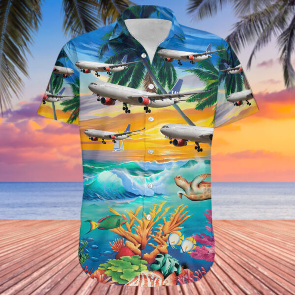 Airbus A330-343 Scandinavian Airlines (SAS) Hawaiian Shirt Airbus A330-343 Scandinavian Airlines (SAS) Hawaiian Shirt