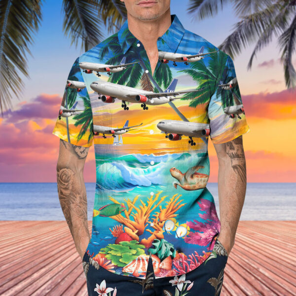 Airbus A330-343 Scandinavian Airlines (SAS) Hawaiian Shirt Airbus A330-343 Scandinavian Airlines (SAS) Hawaiian Shirt