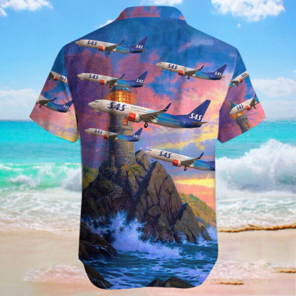 Boeing 737-86N Scandinavian Airlines (SAS) Hawaiian Shirt Boeing 737-86N Scandinavian Airlines (SAS) Hawaiian Shirt