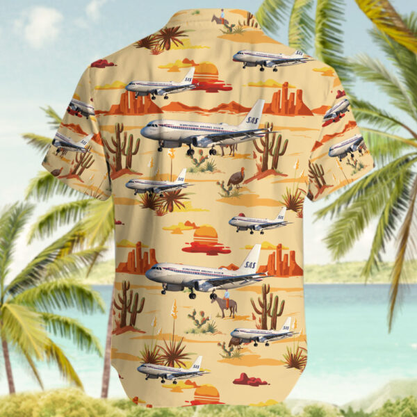 Airbus A319-132 Scandinavian Airlines (SAS) Hawaiian Shirt Airbus A319-132 Scandinavian Airlines (SAS) Hawaiian Shirt